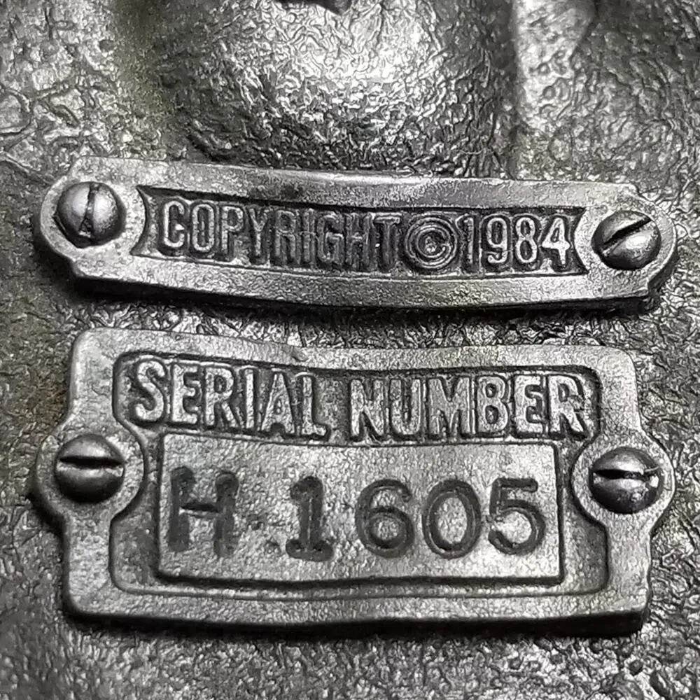 Belt Buckle 1984 Pewter Article II The Right To Bear Arms America's Heritage USA